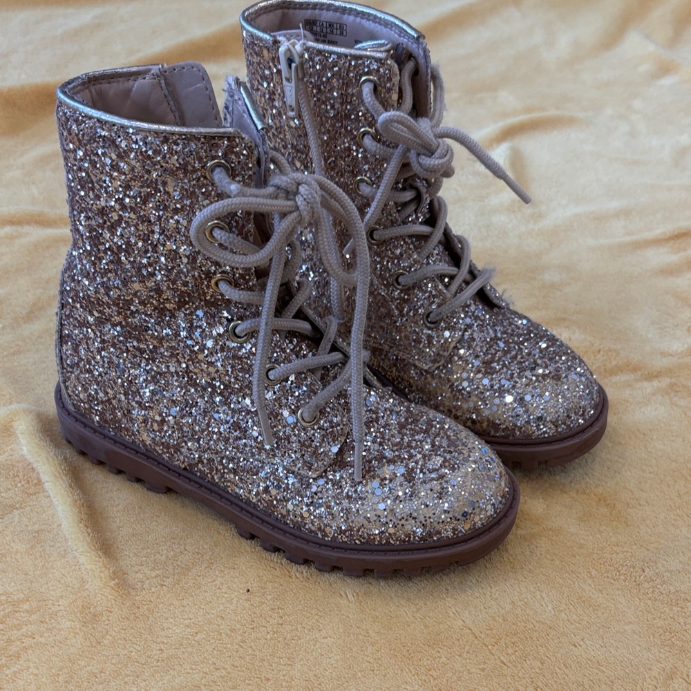 GAP Girls Glitter Kids Boots Size 12